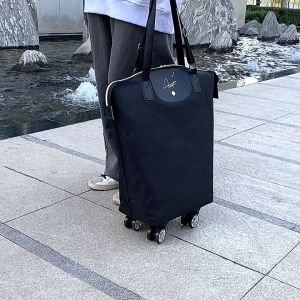 Túi xách du lịch bánh xe di chuyển tiện lợi Glamour Bag (Black) (Travel Bag)