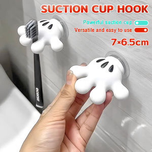 Suomi Creative Hand Shape Wall Hanging Toothbrush Holder Paste Hooks Home Decor