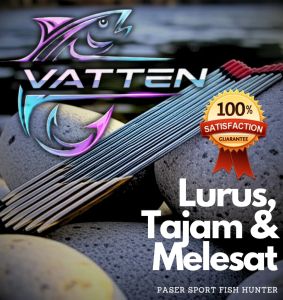 Mata Paser Ikan Kuningan 4mm/12cm/5biji