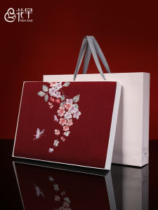 Elegant Woolen Scarf 2025 Autumn Winter Womens Versatile Shoulder Wrap High-End Embroidery Festive Gift Comfortable Warmth