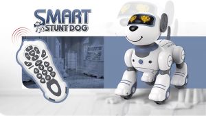 Remote Control Robot Dog Toy Interactive Dog Robot Toys for Kids Programmable Smart and Dancing Robot Toy LED Eyes
