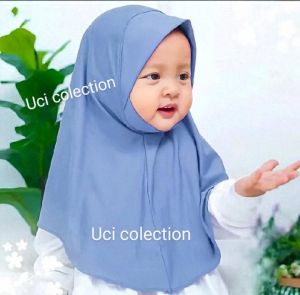 hijab anak bayi dagu malay usia 0 6 12 bulan up 4 tahun jilbab kerudung anak instan 1 2 3 4 tahun
