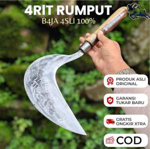 Baja Full Asli Super Tajam Arit Rumput