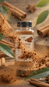 Cinnamon Powder Premium Quality | Fine Ground Cinnamon Powder | Natural Aromatic Spice | Culinary Herbs & Spices | Perfect for Baking Coffee Oatmeal Desserts Cakes Cookies Spice Blends & Everyday Cooking | 250mL Bottle