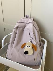 Ultra-Light Waterproof Womens Backpack for Shopping And Travel Simple Pure Color Outdoor Backpack for High School And College Students