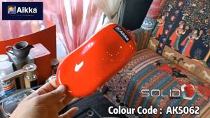 AIKKA AK5062 Hi-Bright Red | Solid Series | Automotive Color 2K Car Paint Motor Body Aerosol Spray Cat Bancuh Kereta DIY