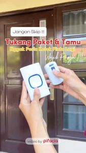 Bel Sensor Toko Welcome Assalamualaikum Bel Pintu Rumah Wireless Baterai Listrik Anti Air