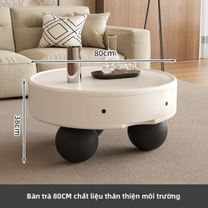 YIYOU | Bàn Cà Phê Đơn Giản Sang Trọng Hình Tròn Hiện Đại