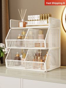 WUBUWEI | Large Capacity Divided Makeup Organizer