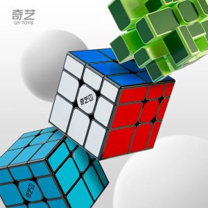 [JudyCube] Qiyi Colored Porcelain Mirror 3x3 Magnetic Magic Speed Cube Professional Fidget Toys Qiyi 3x3 Cubo Magico Puzzle