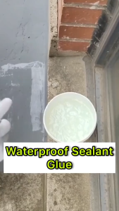 Klik-Beli Lem Transparan Anti Bocor 300gr Invisible Waterproof Glue Agent Jaysuing Insulating Sealant + Dengan Kuas