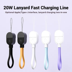 Universal PD fast charging keychain data cable mobile phone fast charging cable lanyard charging cable⚡PH deliveryIn stock⚡