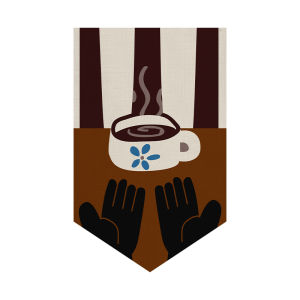 American Style Cafe Semi-Height Triangle Flag Door Curtain Partition Decorative Short Curtain Cartoon Small Flag Curtain