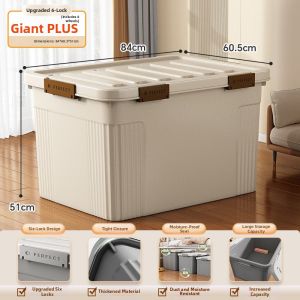 SIVASS | Large Capacity Plastic Storage Box Extra Large