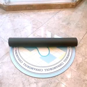 Sanrio diatom mud soft floor mat for home bathroom foot mat for toilet anti slip absorbent and quick drying floor mat