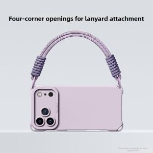 GGUU | iPhone 17 Protective Case Full Coverage Silicone with Shoulder Strap for Women