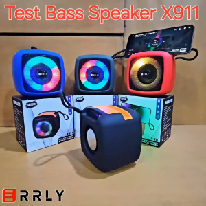 Speaker Bluetooth Lampu Led Speaker Portable Lampu Speaker Wireless Lampu X 911 Stand HP Support TWS Bisa Memory / USB