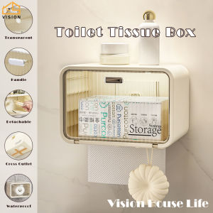 Vision Hộp Đựng Khăn Giấy Treo Tường Khăn Vệ Sinh Giá Đựng Giấy Phòng Tắm Giá Giữ Cuộn Giấy Dùng Một Lần Khăn Mặt Kệ Lưu Trữ