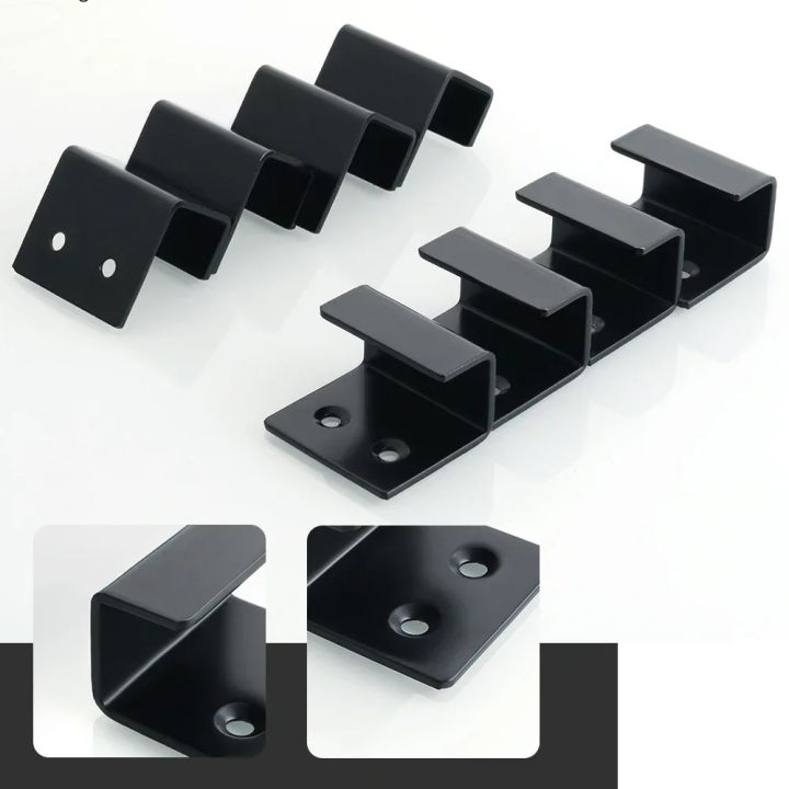 2pcs U shape Buckle Corner Hanging Code Tile Display Wall Fixing Clip