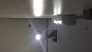 On Off LED Auto Sensor Wardrobe Cupboard Door Hinge Night Light  Auto Automatic Cabinet Light