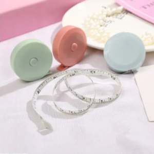 Retractable Cute Soft 1.5M Round Tape Measure Push Button