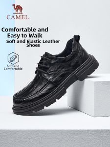 CAMEL | Giày Nam Da Thật Đế Mềm Phong Cách Công Sở Thường Ngày Dành Cho Người Đi Làm Tiệc Cưới Mùa Thu Mới
