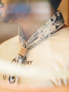 MADEN | Vintage Nautical Map Square Scarf