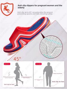 MONLEYTA | Anti-Slip Bathroom Slippers For Men Elderly Special Professional Fall Prevention Odor Control Casual Style Four Season Use
