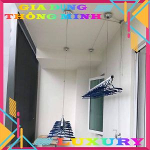 Giàn phơi thông minh tay quay Hòa Phát KS950 chính hãng thích hợp cho căn hộ chung cư cao cấp và nhà phố