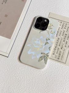 Autumn Gardenia New Chinese Style Suitable for Apple IPhone7/8/X/Xr/11/12/13pro/14promax/15 Feilin Niche Style Chinese Fad Chinese Style for Men and Women Phone Case