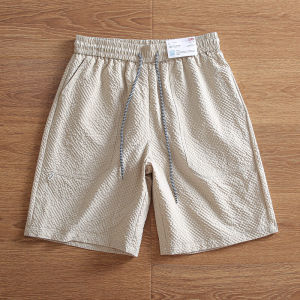 Cool Feeling Seersucker Day & Fifth Pants Tide: Quick-Drying Breathable Summer Men's Shorts