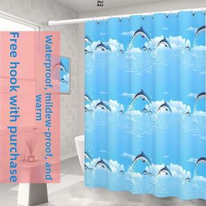 Thickened Bathroom Partition Curtain