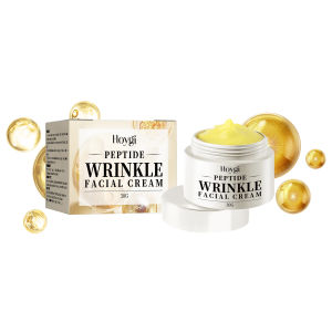 Hoygi ครีมรอยย่นบนใบหน้าเปปไทด์บำรุงคอลลาเจนที่ให้ความชุ่มชื่นอ่อนเยาว์ลบเลือนริ้วรอยกระชับผิว30กรัม