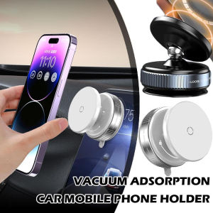 ที่ยึดโทรศัพท์นำทางในรถกันสั่นยางดูดสุญญากาศยึดจับอเนกประสงค์สำหรับที่ยึดโทรศัพท์แบบแม่เหล็กในรถยนต์ถ้วยดูดแม่เหล็กสุญญากาศ