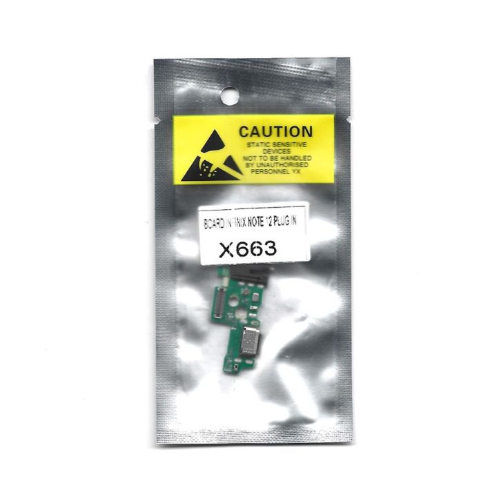 Papan Charger Infinix Note 12 X663 | Note12 PCB UI+Mic Connector