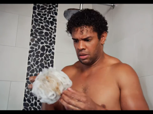 Soft Silicone Body Scrubber Shower Brush Handheld Cleansing Skin Brush Gentle Exfoliating