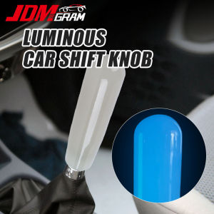 JDMGRAM Universal Luminous Car Gear Shift Knob Stick 15cm Acrylic Auto Shifter Knob JDM Automatic Manual Transmission Gear Lever Glow In the Dark Automobile Accessories