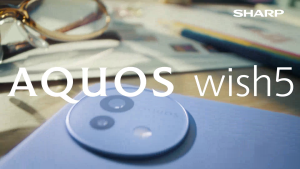 SHARP AQUOS wish5 Mobile Phone - Available in 5 Colours (Sumi/Yuki/Misora/Wakaba/Nadeshiko)