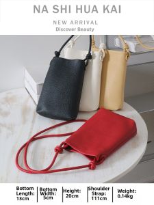 RUOYUNLAIGUO | Retro Minimalist Style Crossbody Mobile Phone Bag