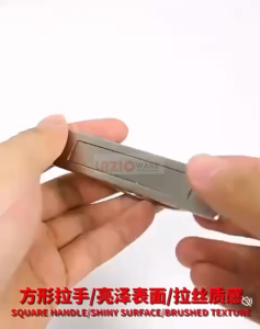 Zinc alloy underfloor hidden invisible swivel rotating pull door handle for tatami storage drawer cabinet wardrobe