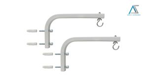 Universal Projector Screen Ceiling Mount L-Brackets Adjustable Movie Projector Screen L-Shaped Hook Holder