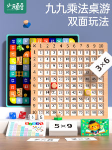 Math Multiplication Table Flashcards Grade 2 Primary School Students Memory Magic Tools Wall Hanging Educational Toys