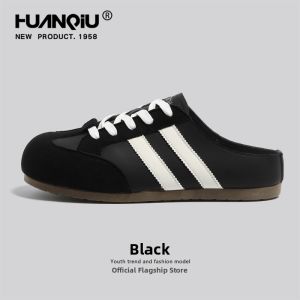 HuanQiu | Retro Slip-on Mens Casual Loafer Slippers