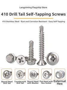 LANGSIMING | Self-drilling Stainless Steel Self-tapping Screws