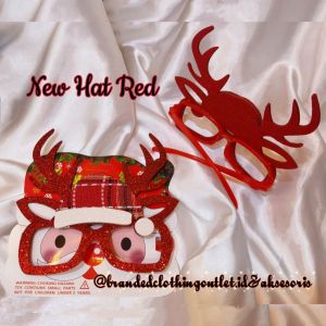 CHRISTMAS GLASSES / KACAMATA NATAL / KACAMATA ANAK DEWASA DESIGN SANTA DEER XMAS / KACAMATA FRAME TEMA NATAL / AKSESORIS NATAL | KCN-7865 KCN-7875 KCN-7885