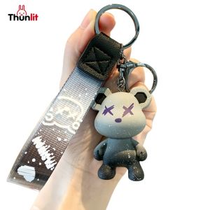 Thunlit Creative Chameleon Bear Keychain: A Fun & Safe Schoolbag Accessory