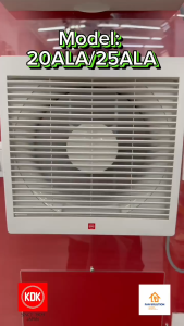 KDK 20ALA (20cm/8") /25ALA (25cm/10") WALL MOUNTED PROPELLER / VENTILATING FAN KDK EXHAUST FAN
