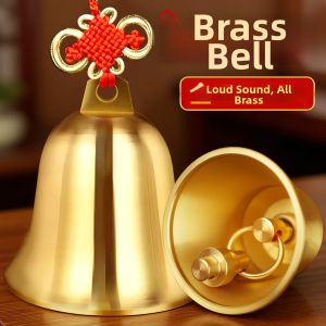 YICHENGXUAN | Loud Brass Bell Home Decor Solving Negative Energies