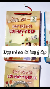 Sách Dạy trẻ nói lời hay ý đẹp thông qua câu chuyện dạng tranh ý nghĩa - Túi 5 cuốn phần 1 + phần 2 - Minh Long
