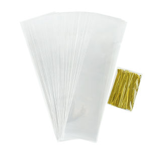Túi Cellophane Dài Trong Suốt 50/100/200 Chiếc Trong Suốt Kẹo Bánh Quy Tặng Bao Bì Cho Sinh Nhật Đám Cưới Cho Bé Trang Trí Tiệc